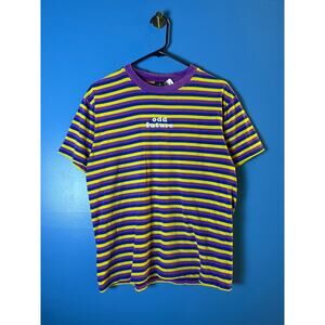 Odd Future Stripe Purple Blue Yellow Striped T-shirt Men’s Size Medium